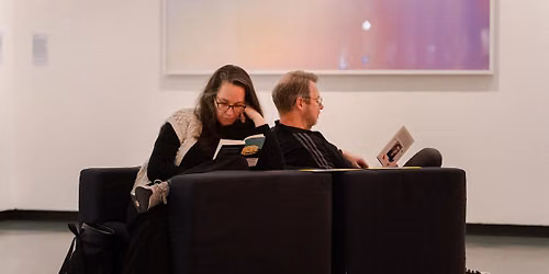 Silent Reading Party in het museum in Heerlen